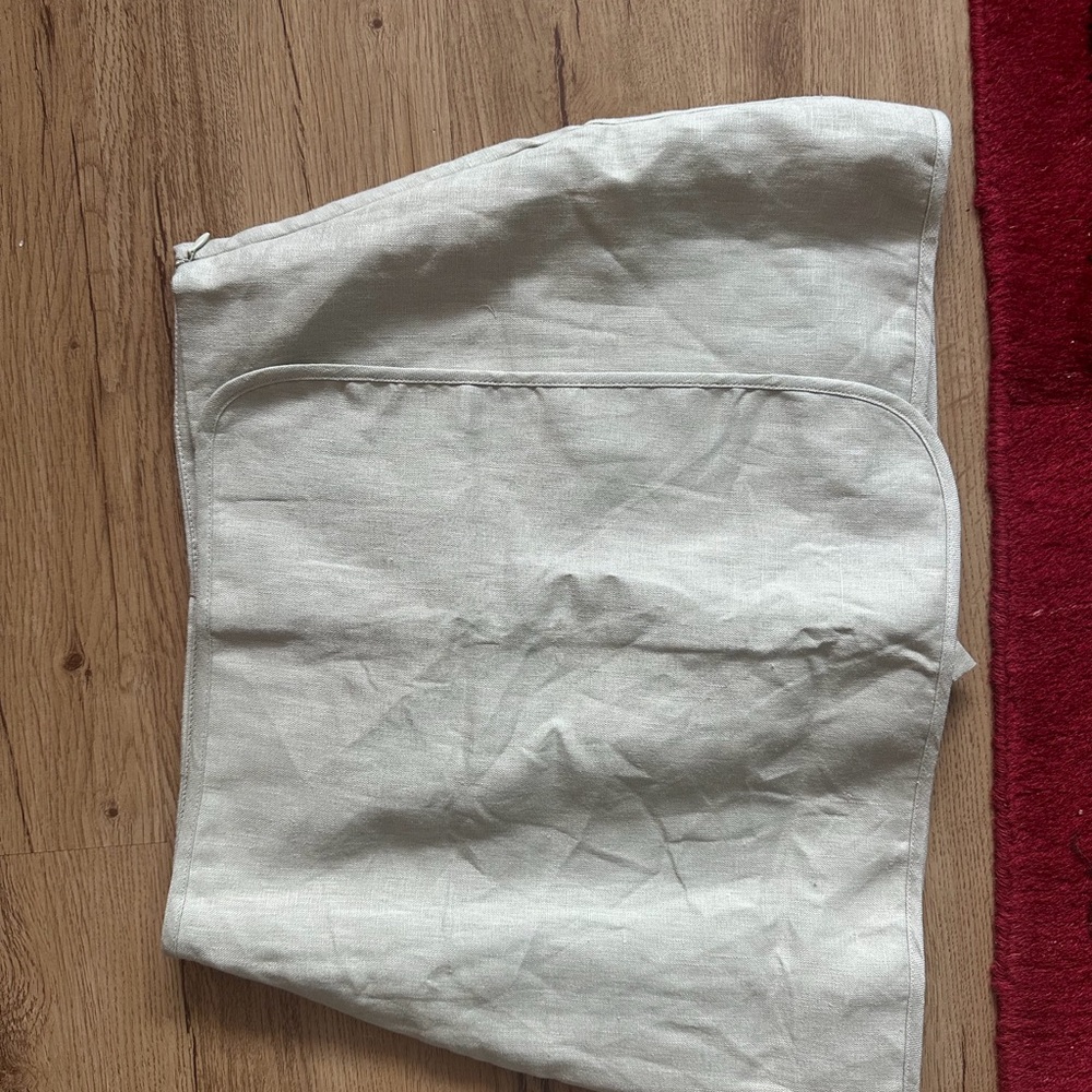 DISSH Light Gray Linen Skirt